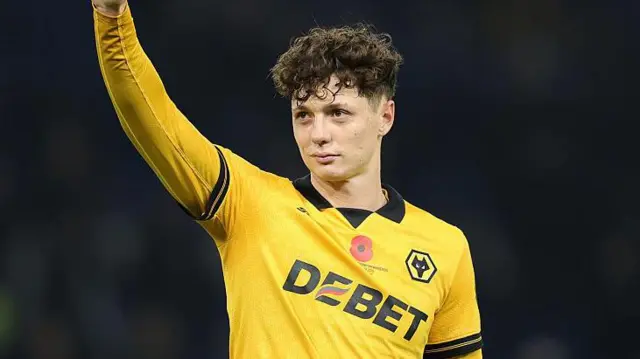 Ladislav Krejci of Wolverhampton Wanderers acknowledges the fans after the Premier League match between Chelsea and Wolverhampton Wanderers at Stamford Bridge 