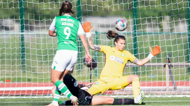 Eilidh Adams has 21 league goals and 24 in all competitions for Hibs this season