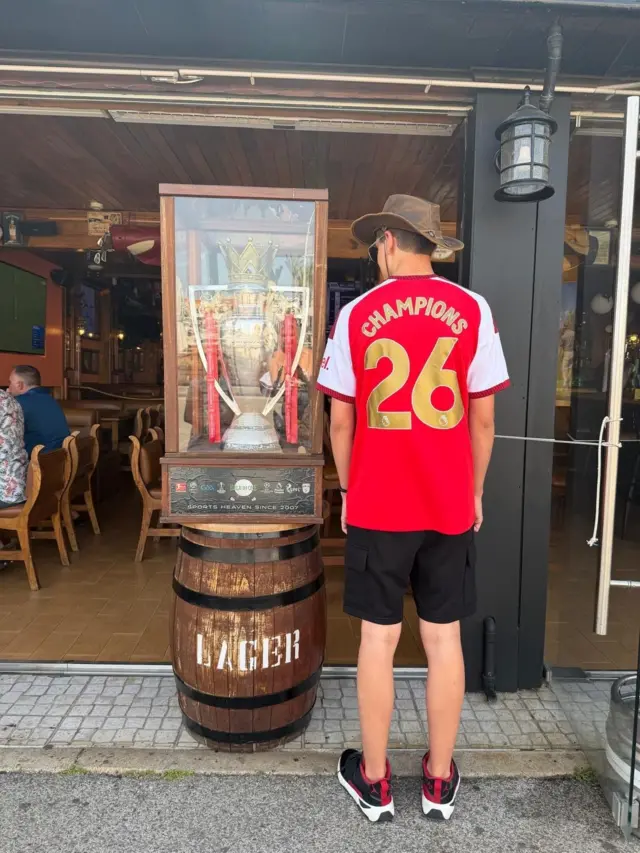 Alfie in Portugal.