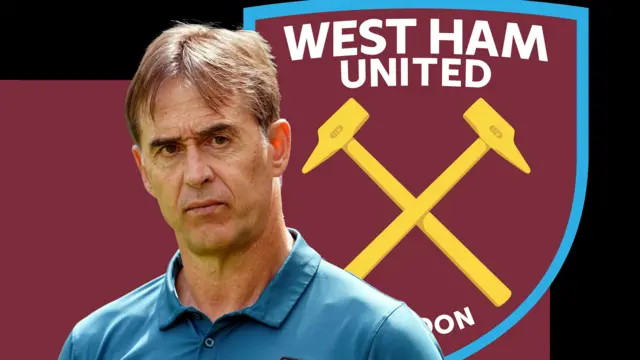 West Ham boss Julen Lopetegui graphic