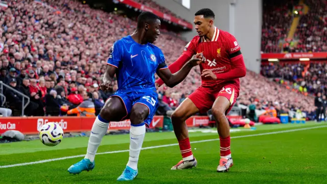 Moises Caicedo and Trent Alexander-Arnold