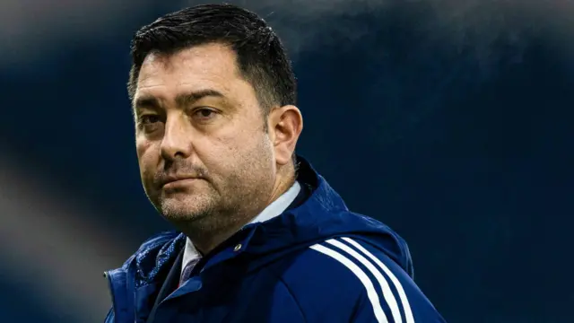 Scotland head coach Pedro Martinez Losa