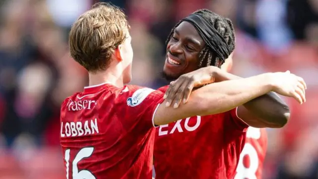 Aberdeen enjoyed a comfortable win over Kelty Hearts