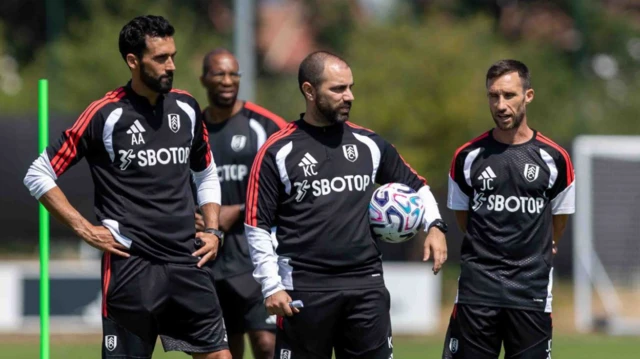 L-R: Alvaro Arbeloa, Kevin Cardeiro, Julian Carmona
