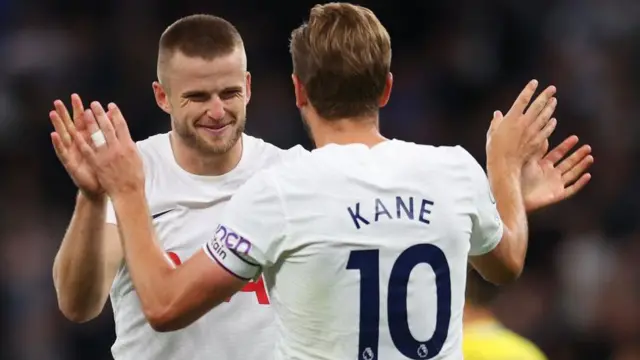 Harry Kane and Eric Dier during their time at Tottenham