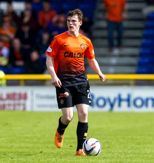 Andy Robertson in his Dundee United playing days