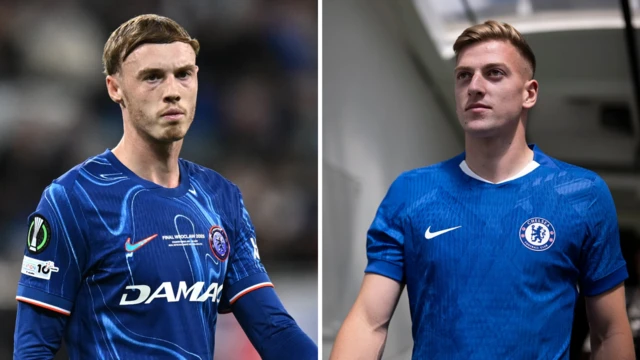 Split image of Cole Palmer and Liam Delap