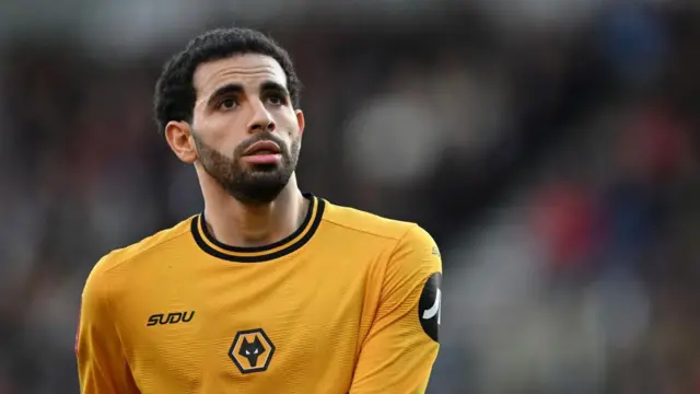 Wolves' Rayan Ait-Nouri looks into the distance