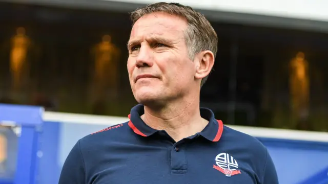 Phil Parkinson as Bolton manager