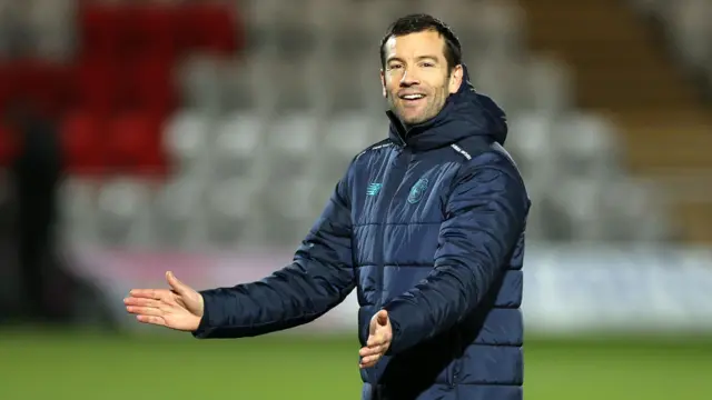 Brian Barry-Murphy celebrates Cardiff's win