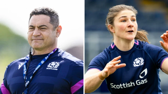 Sione Fukofuka (L) and Helen Nelson (R)