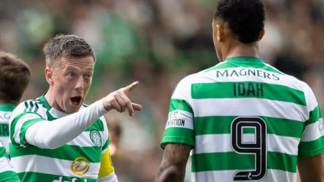 Callum McGregor (left) and Adam Idah (right)
