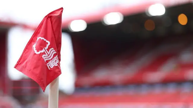 Nottingham Forest corner flag