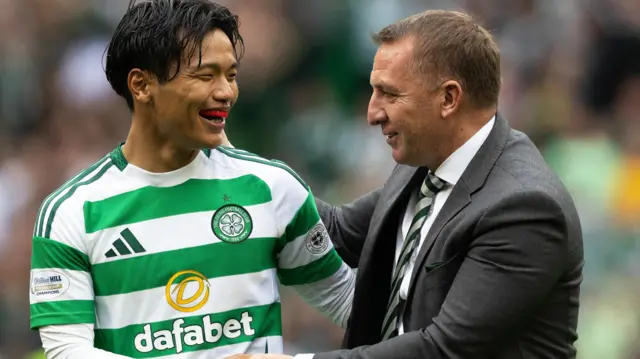 Reo Hatate and Brendan Rodgers