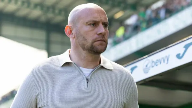 Hibs boss David Gray
