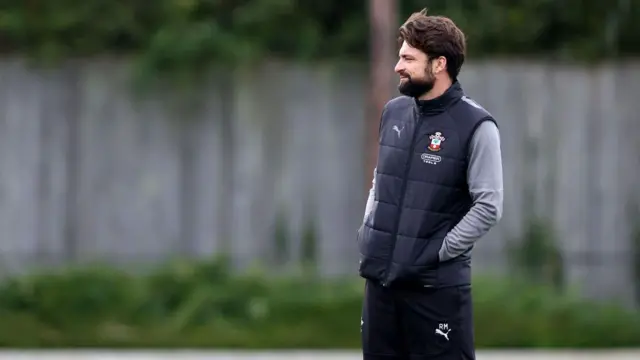 Russell Martin during a Southampton training session