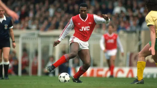 David Rocastle of Arsenal