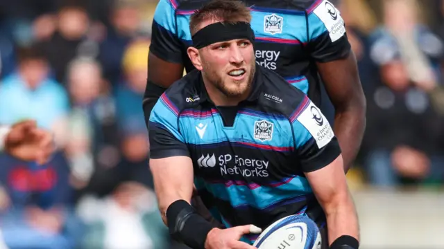Matt Fagerson missed Glasgow's final game of the regulation season as a precaution