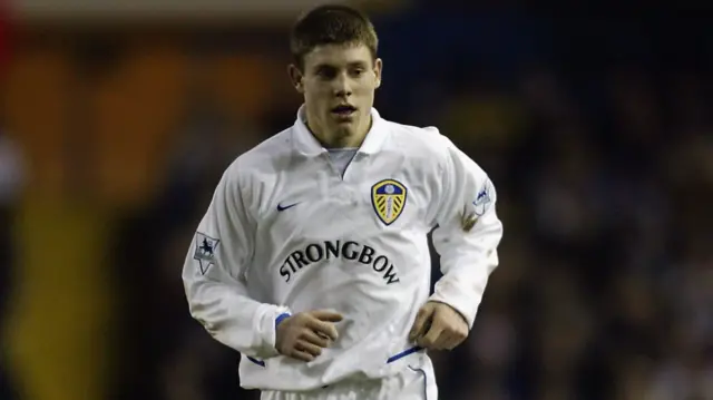 James Milner in action for Leeds United