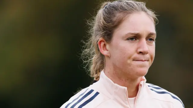 Georgia Brown during a Scotland Women's National Team training session at the Oriam