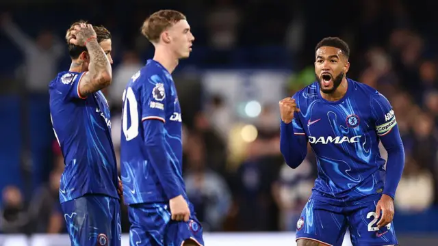 Reece James attempts to hype up his teammates