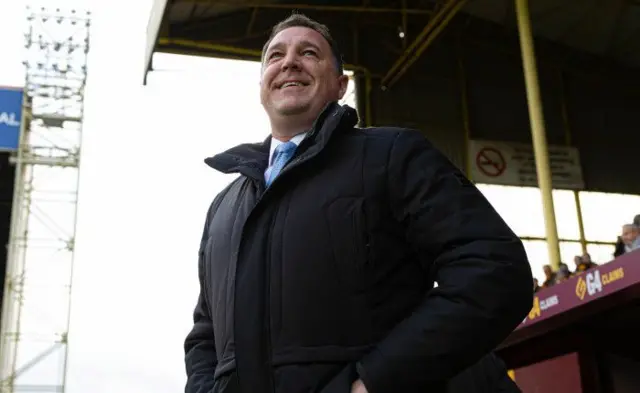 Malky Mackay at Fir Park