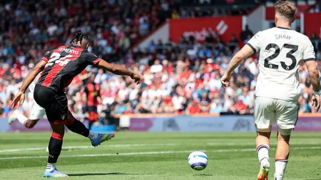 Antoine Semenyo scores for Bournemouth