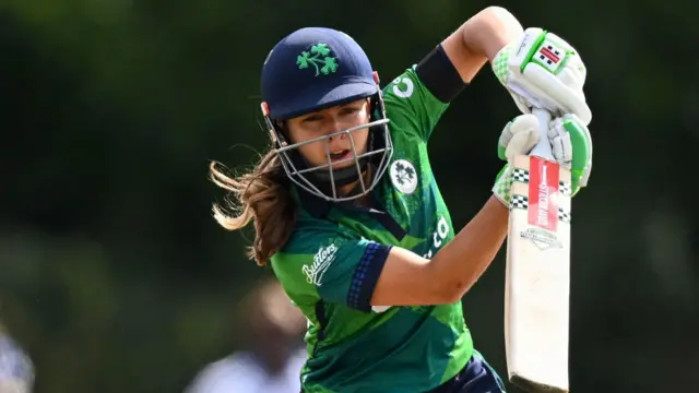 Amy Hunter in action for Ireland