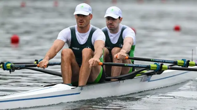 Team Ireland rowers Philip Doyle and Daire Lynch