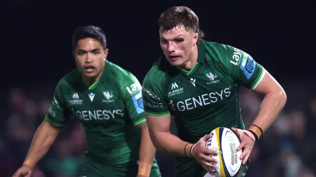 Cian Prendergast in action for Connacht