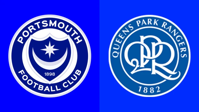 Portsmouth and QPR club badges