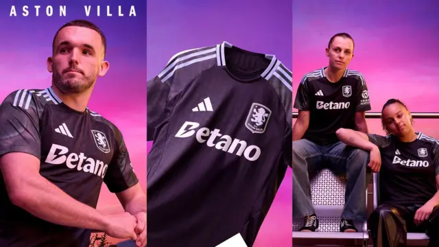 Aston Villa's new away kit
