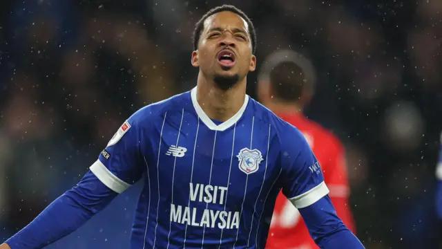 Chris Willock celebrates