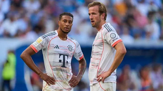 Michael Olise and Harry Kane 