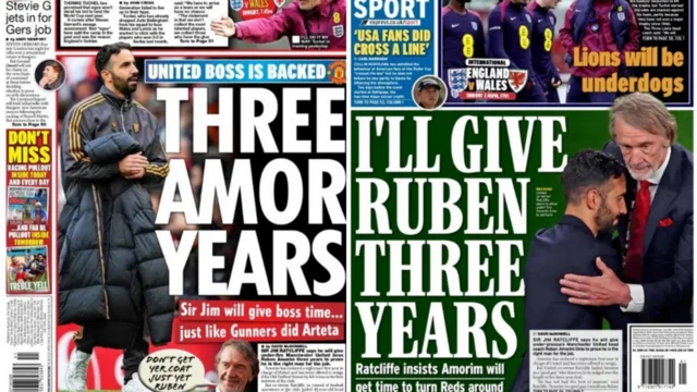 The Star and The Express back pages