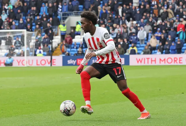 Abdoullah Ba during Cardiff City v Sunderland