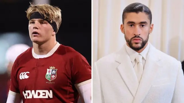 Henry Pollock and Bad Bunny