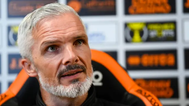 Dundee United manager Jim Goodwin