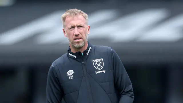 Graham Potter looks on