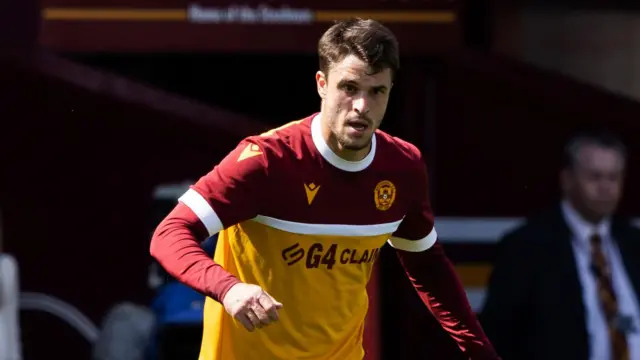 Motherwell forward Filip Stuparevic