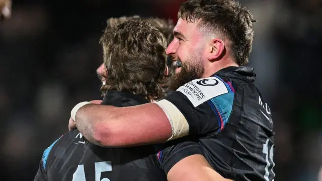 Glasgow Warriors celebrate