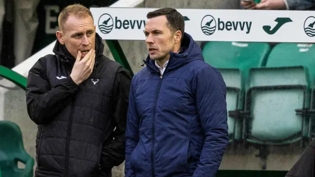 Ross County Interim Manager Don Cowie during a cinch Premiership match between Hibernian and Ross County at Easter Road Stadium