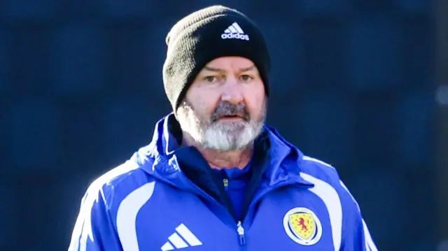 Scotland head coach Steve Clarke