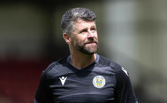 St Mirren manager Stephen Robinson