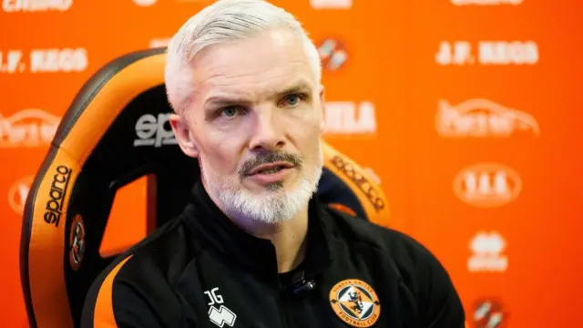 Dundee United Manager Jim Goodwin during a Dundee United press conference at the The University of St Andrews Sports Centre, on March 02, 2026, in St Andrews, Scotland