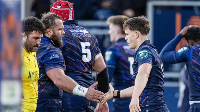 Hector Patterson marked his Edinburgh debut with a try
