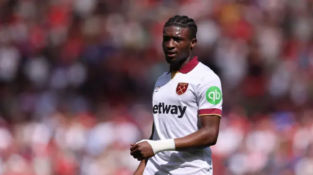 Mohammed Kudus in action for West Ham