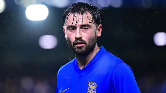 Birmingham City's Patrick Roberts in action