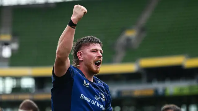 Joe McCarthy celebrates