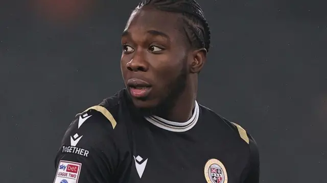 Kamarl Grant playing for Bromley